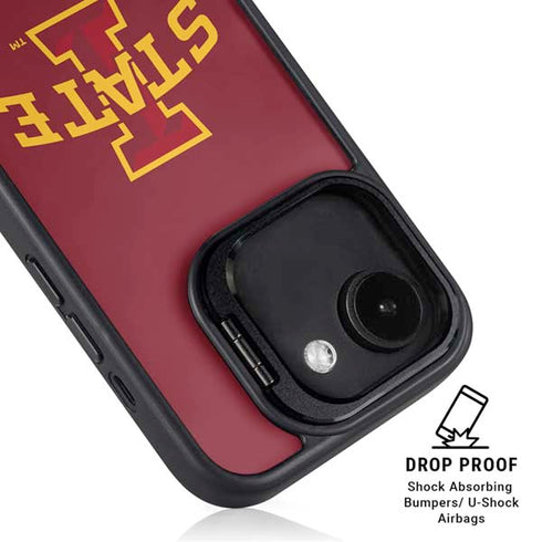Iowa State University Primary Logo iPhone 16e Kickstand Case