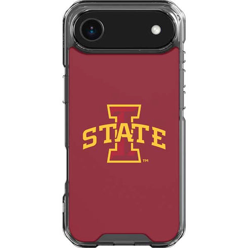 Iowa State University Primary Logo iPhone 17 Air Clear Case
