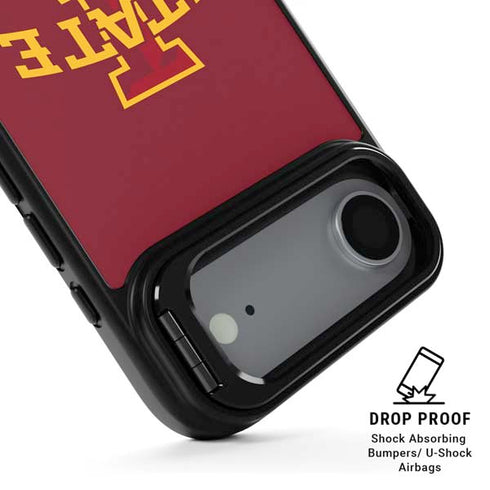 Iowa State University Primary Logo iPhone 17 Air Kickstand Case