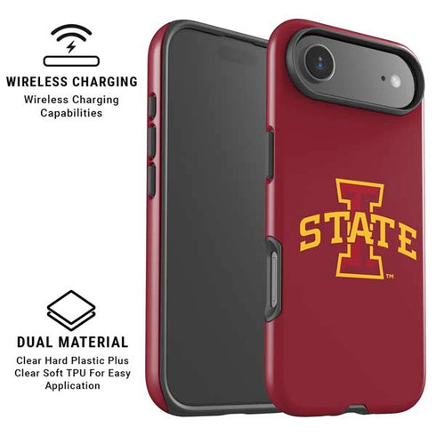 Iowa State University Primary Logo iPhone 17 Air Magsafe Impact Case