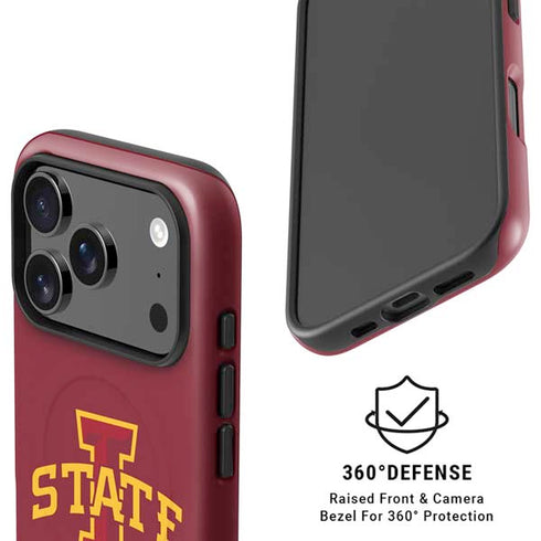 Iowa State University Primary Logo iPhone 17 Pro Magsafe Impact Case