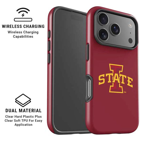 Iowa State University Primary Logo iPhone 17 Pro Max Magsafe Impact Case