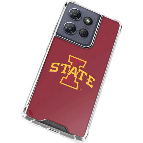 Iowa State University Primary Logo Moto G 5G (2025) Clear Case