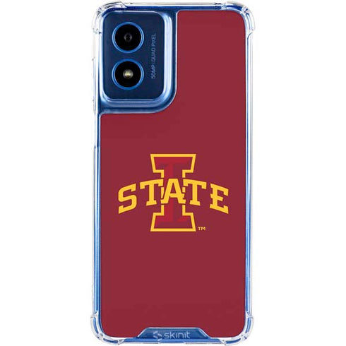 Iowa State University Primary Logo Moto G 5G (2024) Clear Case