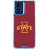 Iowa State University Primary Logo Moto G 5G (2024) Clear Case