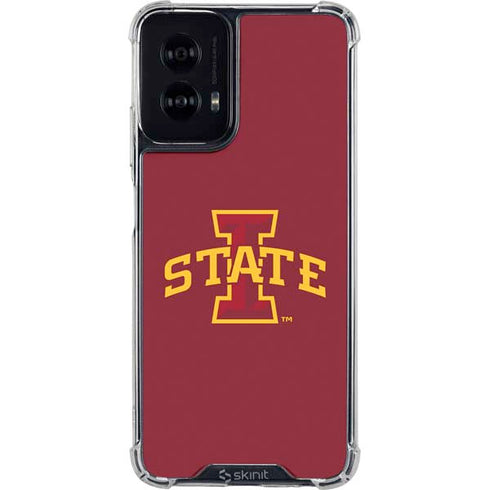 Iowa State University Primary Logo Moto G Power 5G (2024) Clear Case