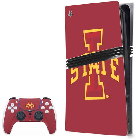 Iowa State University Primary Logo PS5 Pro Bundle Skin