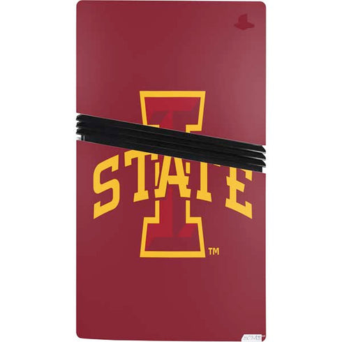 Iowa State University Primary Logo PS5 Pro Bundle Skin