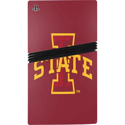 Iowa State University Primary Logo PS5 Pro Console Skin