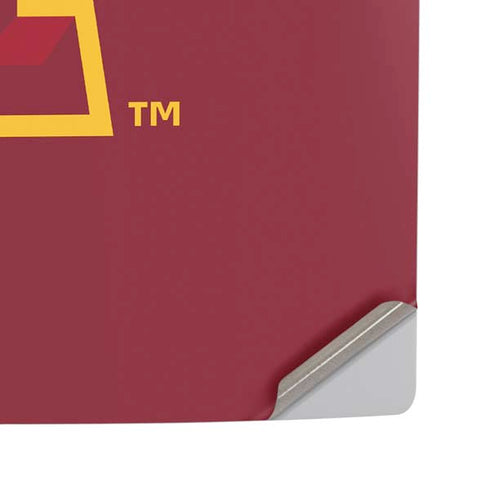 Iowa State University Primary Logo PS5 Pro Disk Console Skin