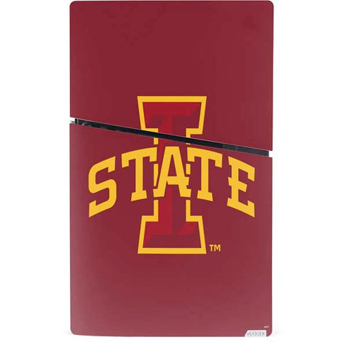 Iowa State University Primary Logo PS5 Slim Digital Edition Console Skin