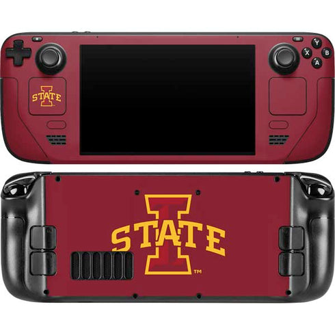 Iowa State University Primary Logo Steam Deck Handheld Gaming Computer OLED Skin
