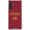 Iowa State University Athletic Text Galaxy A17 Clear Case