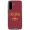 Iowa State University Athletic Text Galaxy A36 5G Clear Case