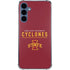 Iowa State University Athletic Text Galaxy A55 5G Clear Case