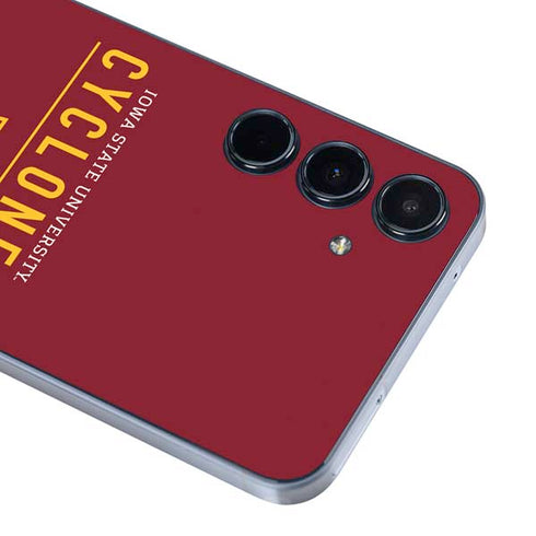 Iowa State University Athletic Text Galaxy A55 5G Skin