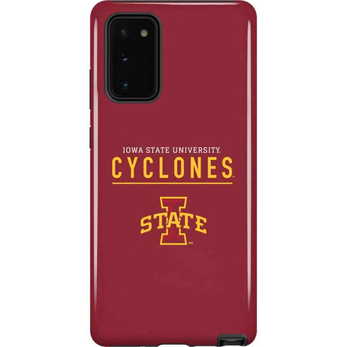 Iowa State University Athletic Text Galaxy Note20 5G Pro Case