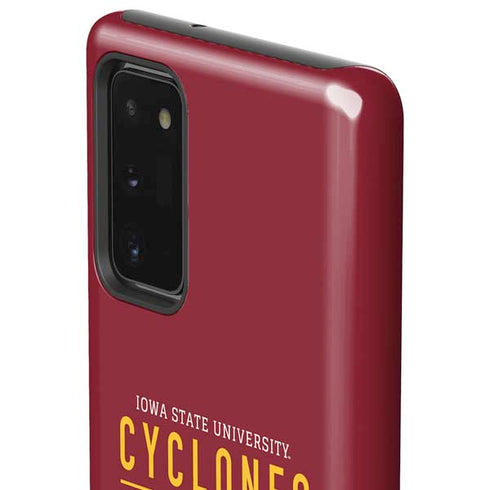 Iowa State University Athletic Text Galaxy Note20 5G Pro Case