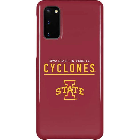 Iowa State University Athletic Text Galaxy S20 Lite Case
