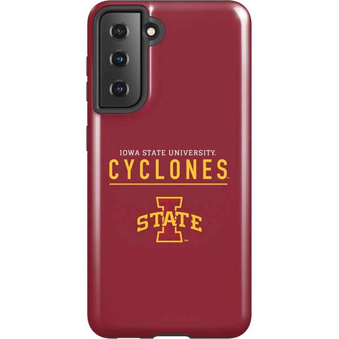 Iowa State University Athletic Text Galaxy S21 5G Pro Case
