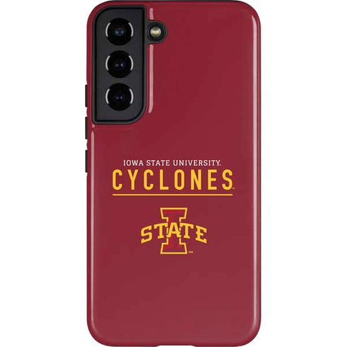 Iowa State University Athletic Text Galaxy S22 Pro Case