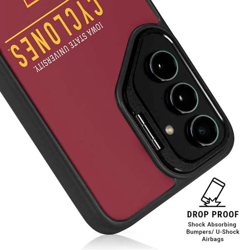Iowa State University Athletic Text Galaxy S25 Ultra Kickstand Case