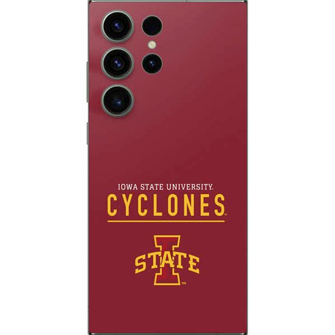 Iowa State University Athletic Text Galaxy S24 Ultra Skin