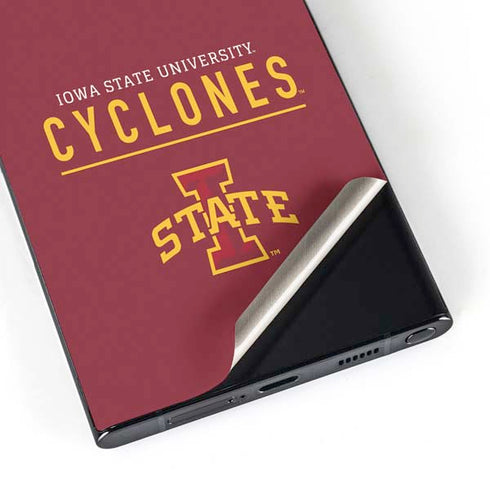 Iowa State University Athletic Text Galaxy S25 Ultra Skin