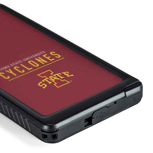 Iowa State University Athletic Text Galaxy S24 Ultra Waterproof Case