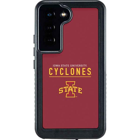 Iowa State University Athletic Text Galaxy S24 Waterproof Case