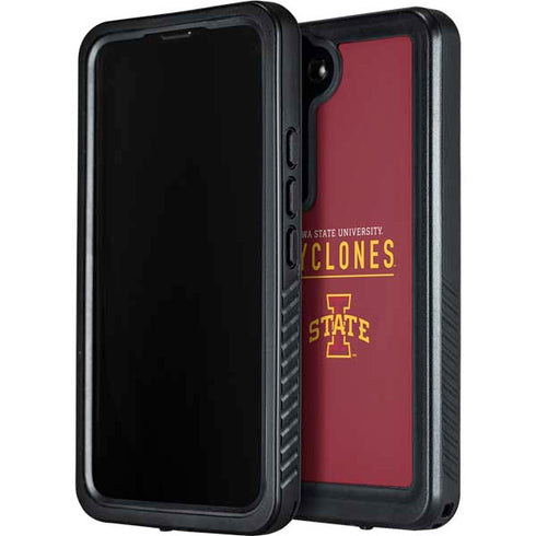 Iowa State University Athletic Text Galaxy S24 Waterproof Case