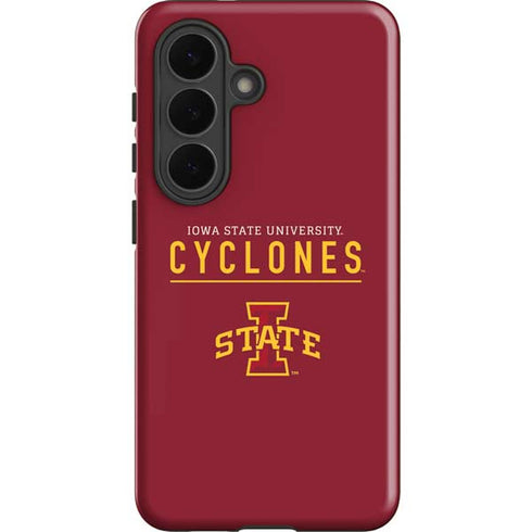 Iowa State University Athletic Text Galaxy S26 Impact Case