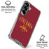 Iowa State University Athletic Text Galaxy S26 Plus Clear Case