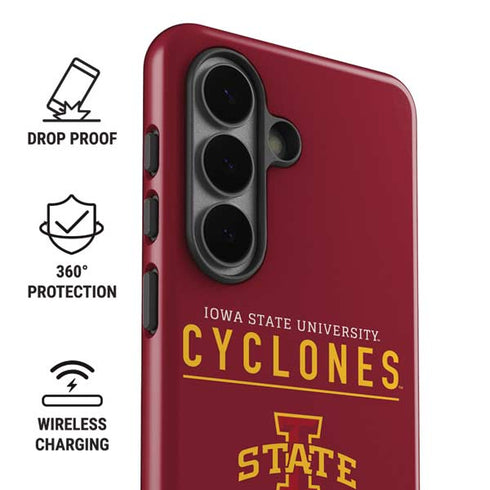 Iowa State University Athletic Text Galaxy S26 Plus Impact Case