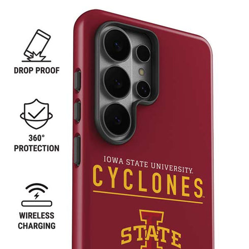Iowa State University Athletic Text Galaxy S26 Ultra Impact Case