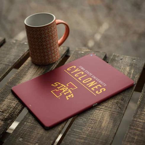 Iowa State University Athletic Text iPad Skins
