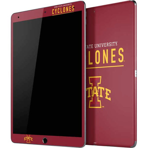 Iowa State University Athletic Text iPad Skins