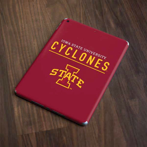 Iowa State University Athletic Text Apple iPad Skin