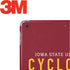 Iowa State University Athletic Text Apple iPad Skin