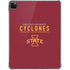 Iowa State University Athletic Text iPad Pro 11in (2024) Clear Case