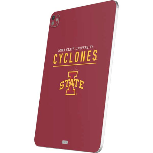 Iowa State University Athletic Text iPad Pro 13in M4 (2024) Skin