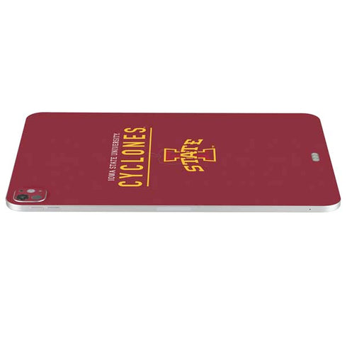 Iowa State University Athletic Text iPad Pro 13in M4 (2024) Skin