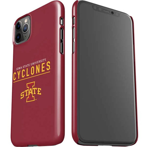 Iowa State University Athletic Text iPhone 11 Pro Max Lite Case