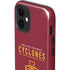 Iowa State University Athletic Text iPhone 12 Impact Case
