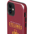 Iowa State University Athletic Text iPhone 12 Mini Impact Case