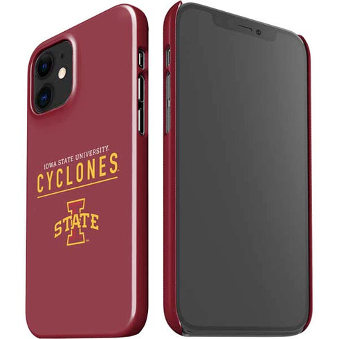 Iowa State University Athletic Text iPhone 12 Mini Lite Case