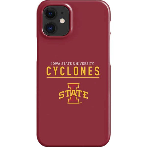 Iowa State University Athletic Text iPhone 12 Mini Lite Case