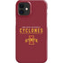 Iowa State University Athletic Text iPhone 12 Mini Lite Case