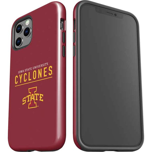 Iowa State University Athletic Text iPhone 12 Pro Impact Case
