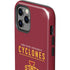 Iowa State University Athletic Text iPhone 12 Pro Impact Case